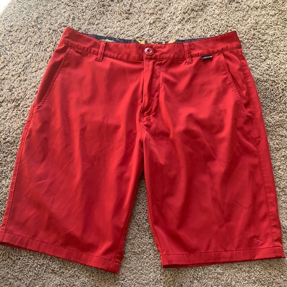Lost At Sea Red Board Shorts